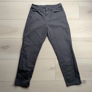 Pact Stretch Twill Denim 5 Pocket Pants Womens Medium 28x26 Organic Cotton Gray